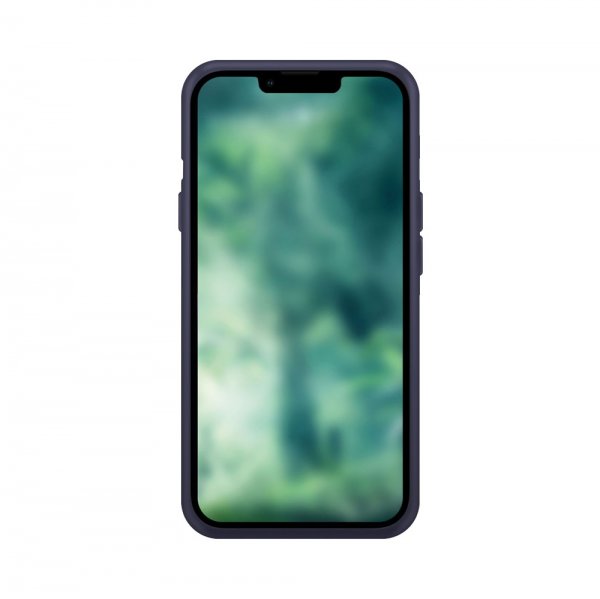 Xqisit iPhone 14 Skal Silicone Case Mörkblå
