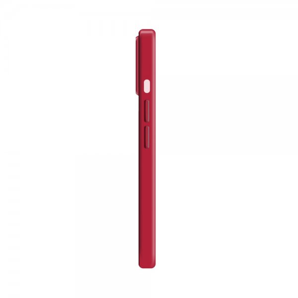 Xqisit iPhone 14 Skal Silicone Case Röd
