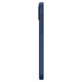 Spigen iPhone 14 Skal Silicone Fit MagFit Navy Blue