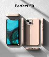 Ringke iPhone 14 Skal Silicone Pink Sand