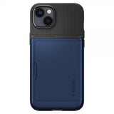 Spigen iPhone 14 Skal Slim Armor CS Navy Blue