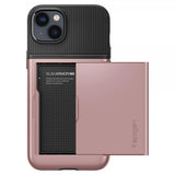 Spigen iPhone 14 Skal Slim Armor CS Rose Gold