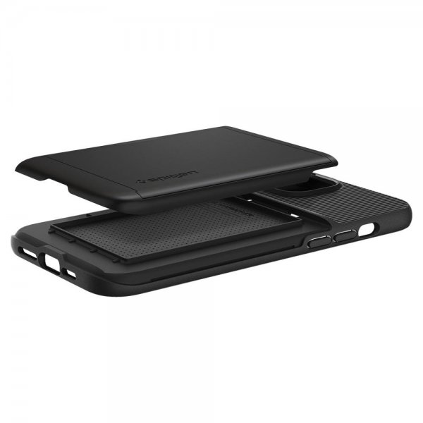 Spigen iPhone 14 Skal Slim Armor CS Svart