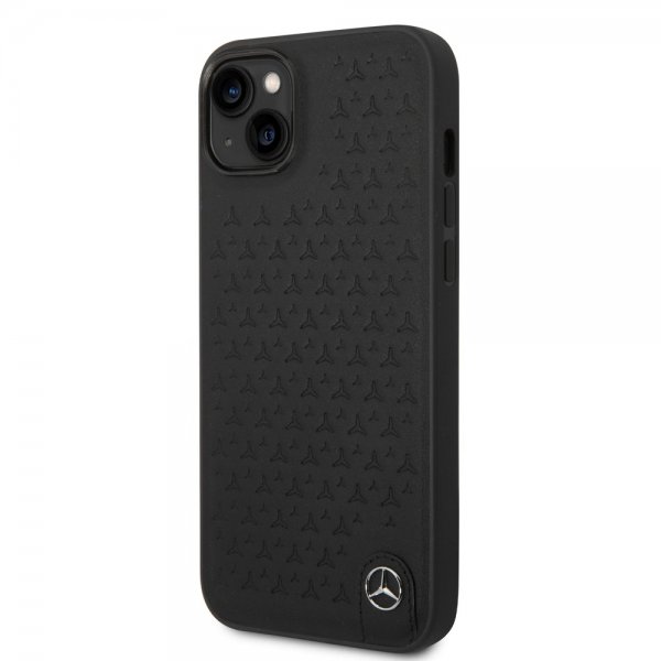 Mercedes Benz iPhone 14 Skal Star Pattern Svart