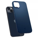 Spigen iPhone 14 Skal Thin Fit Navy Blue