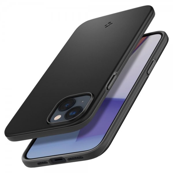 Spigen iPhone 14 Skal Thin Fit Svart
