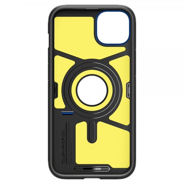 Spigen iPhone 14 Skal Tough Armor MagFit Navy Blue