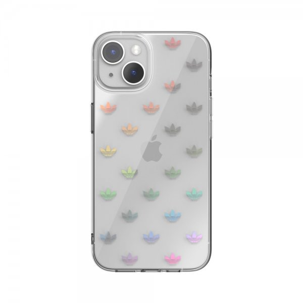Adidas iPhone 14 Skal Trefoil Clear Case Transparent