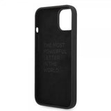 BMW iPhone 14 Skal Tricolor Line & Logo Svart