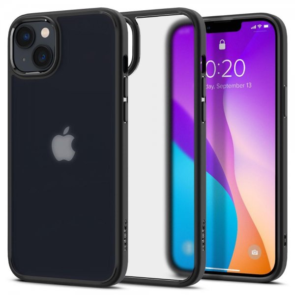 Spigen iPhone 14 Skal Ultra Hybrid Frost Black