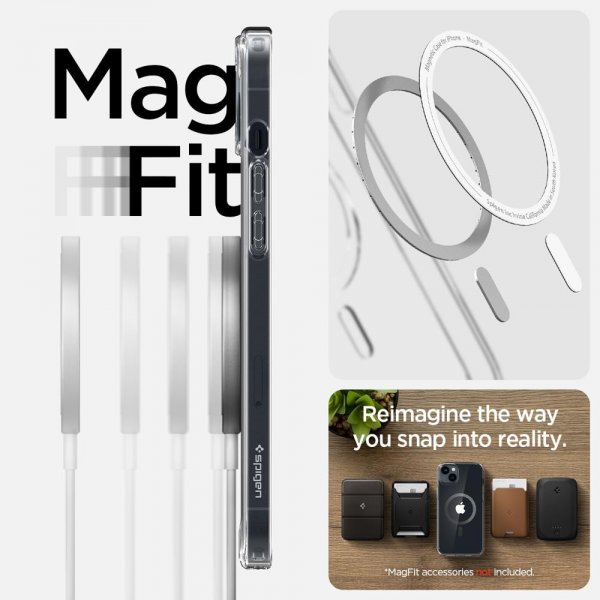 Spigen iPhone 14 Skal Ultra Hybrid MagFit Carbon Fiber