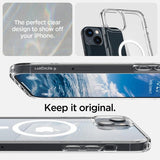 Spigen iPhone 14 Skal Ultra Hybrid MagFit Vit