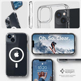 Spigen iPhone 14 Skal Ultra Hybrid MagFit Vit