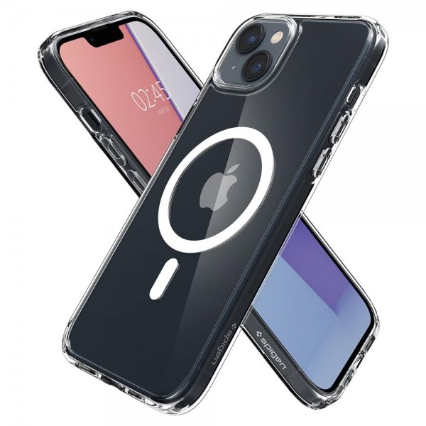 Spigen iPhone 14 Skal Ultra Hybrid MagFit Vit