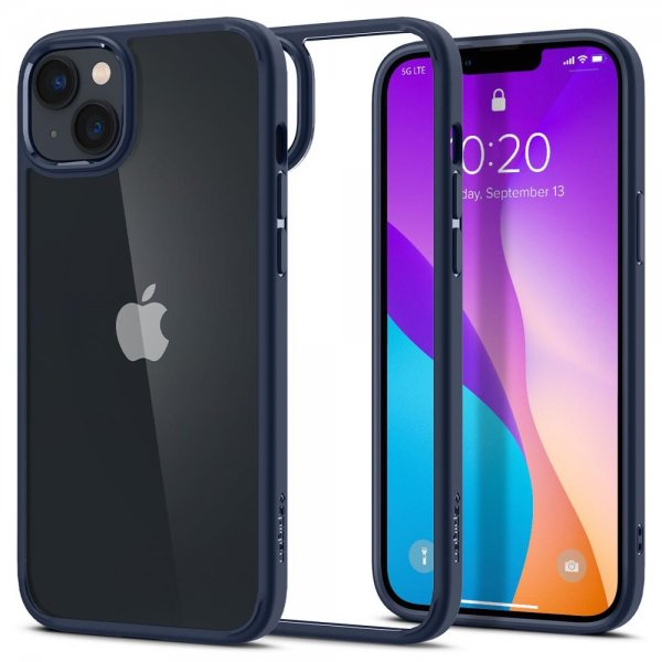 Spigen iPhone 14 Skal Ultra Hybrid Navy Blue