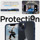 Spigen iPhone 14 Skal Ultra Hybrid Navy Blue
