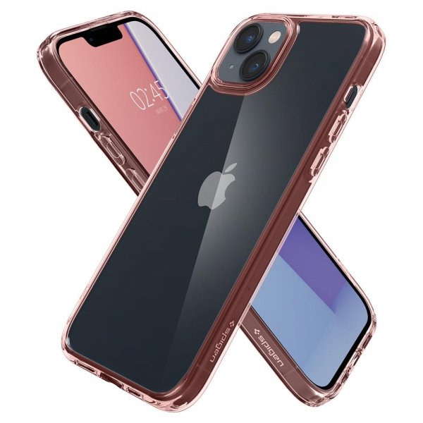 Spigen iPhone 14 Skal Ultra Hybrid Rose Crystal