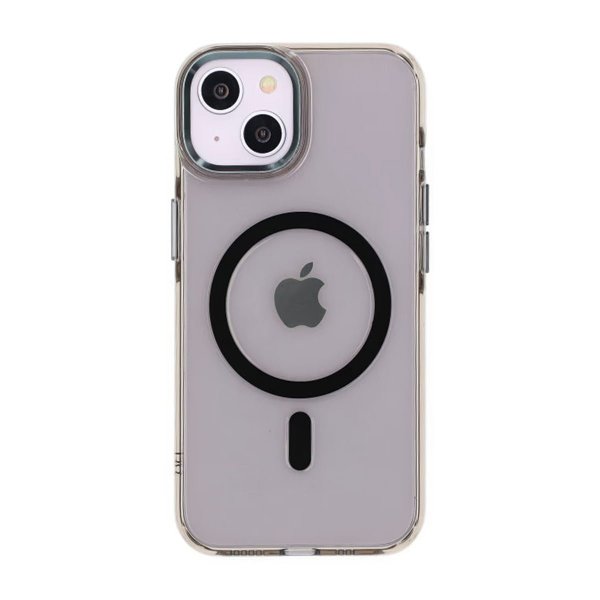 Rvelon iPhone 13/iPhone 14 Skal MagSafe Svart Transparent