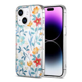 iPhone 14 Plus/iPhone 15 Plus Skal Blommönster MagSafe Kvistar