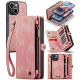 CaseMe iPhone 15 Fodral 008 Series Löstagbart Skal Rosa