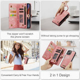 CaseMe iPhone 15 Fodral 008 Series Löstagbart Skal Rosa
