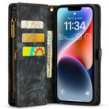 CaseMe iPhone 15 Fodral 008 Series Löstagbart Skal Svart