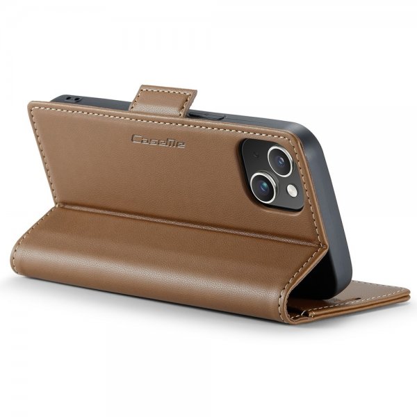 CaseMe iPhone 15 Fodral 023 Series Brun