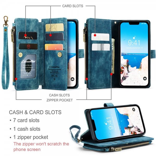 CaseMe iPhone 15 Fodral C30 Series Petrol