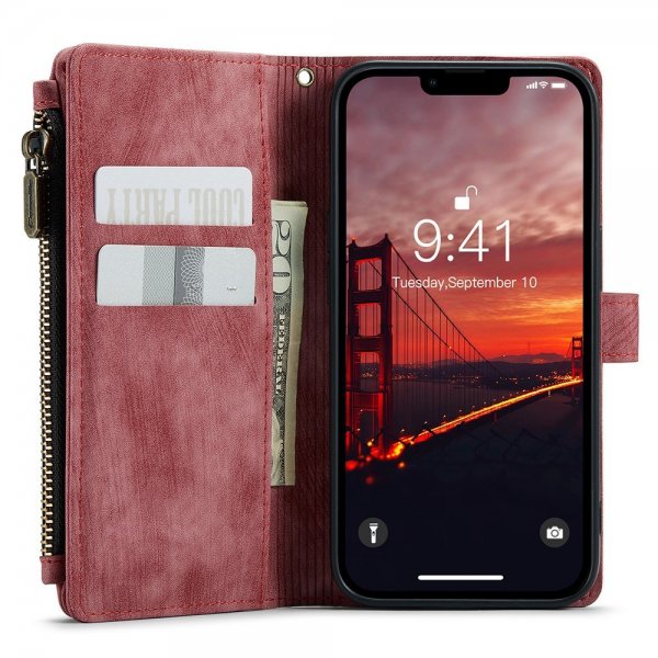 CaseMe iPhone 15 Fodral C30 Series Röd