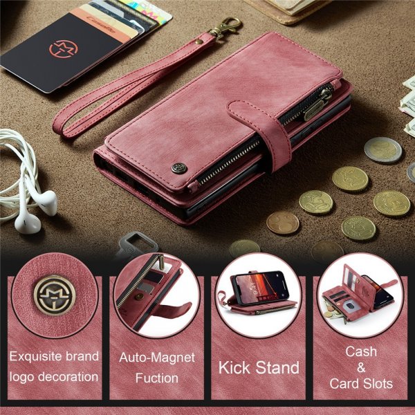 CaseMe iPhone 15 Fodral C30 Series Röd