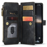 CaseMe iPhone 15 Fodral C30 Series Svart