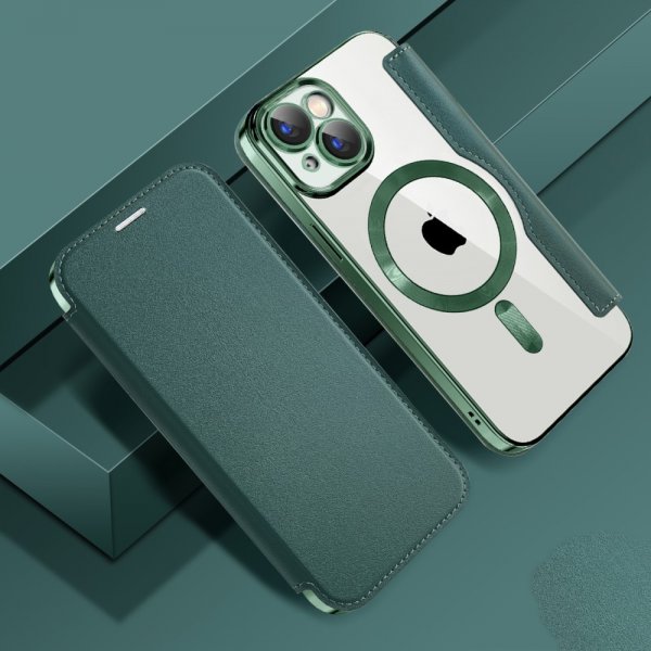 iPhone 15 Fodral MagSafe Grön