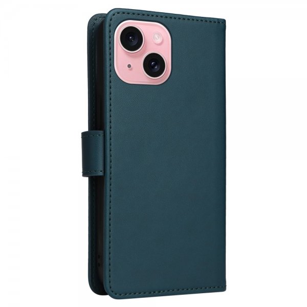 Betopnice iPhone 15 Fodral med Löstagbart Skal 005 Blå
