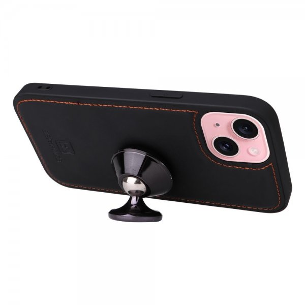 Betopnice iPhone 15 Fodral med Löstagbart Skal 005 Svart
