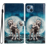 iPhone 15 Fodral Motiv Två Vargar
