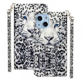 iPhone 15 Fodral Motiv Vit Tiger
