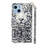 iPhone 15 Fodral Motiv Vit Tiger