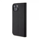 Karl Lagerfeld iPhone 15 Fodral NFT Karl & Choupette Patch Saffiano Svart