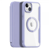 Dux Ducis iPhone 15 Fodral Skin X Pro Series MagSafe Lila