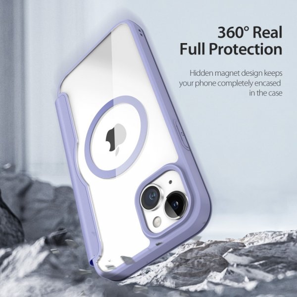 Dux Ducis iPhone 15 Fodral Skin X Pro Series MagSafe Lila