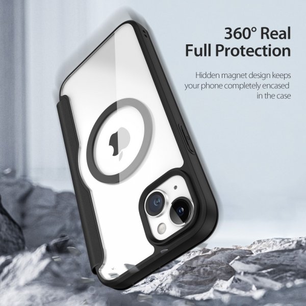 Dux Ducis iPhone 15 Fodral Skin X Pro Series MagSafe Svart