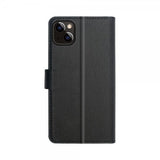 Xqisit iPhone 15 Fodral Slim Wallet Selection Svart