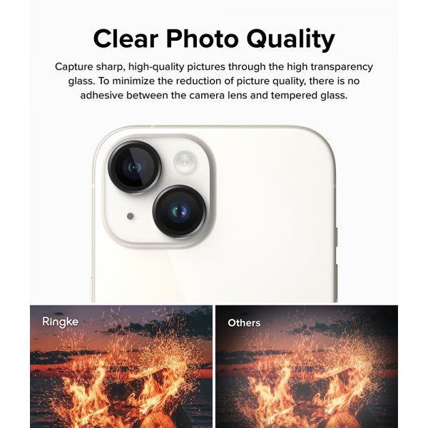Ringke iPhone 15/iPhone 15 Plus Kameraskydd Camera Lens Frame