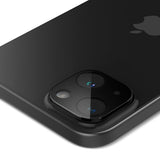 Spigen iPhone 14/15/14 Plus/15 Plus Kameraskydd Glas.tR Optik Svart 2-pack