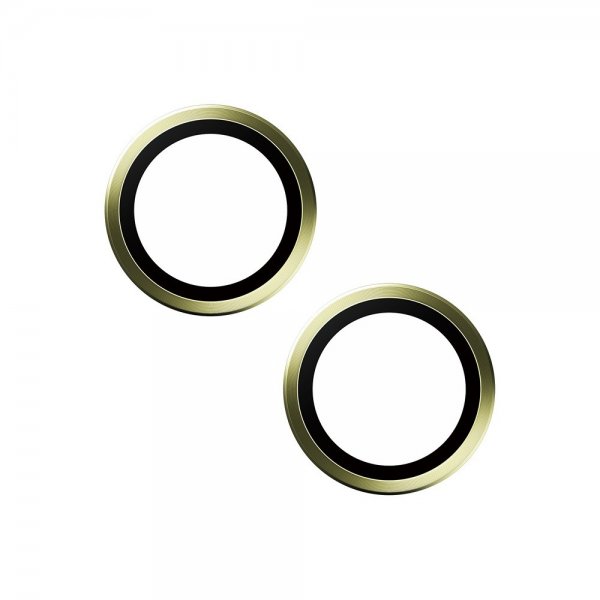 PanzerGlass iPhone 15/iPhone 15 Plus Kameraskydd Hoops Gul