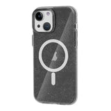 iPhone 15 Skal Glitter MagSafe Svart
