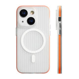 iPhone 15 Skal Korrugerad MagSafe Orange