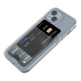 Rvelon iPhone 15 Skal Korthållare Transparent