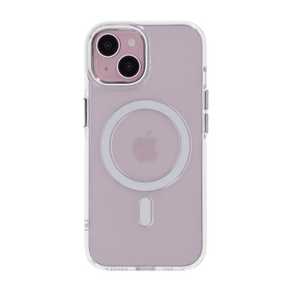 Rvelon iPhone 15 Skal TPU MagSafe Transparent
