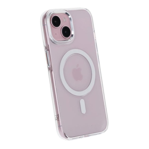 Rvelon iPhone 15 Skal TPU MagSafe Transparent